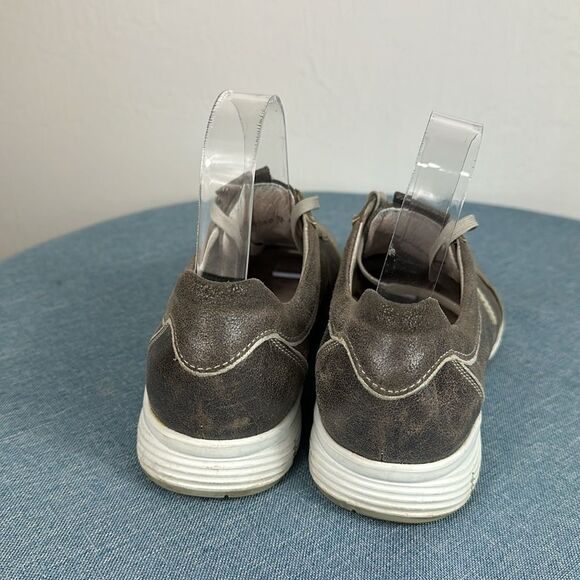 Mephisto Yael Runoff Metallic Leather Up Soft-Air Leather Walking Sneaker Size 8 - Picture 5 of 10